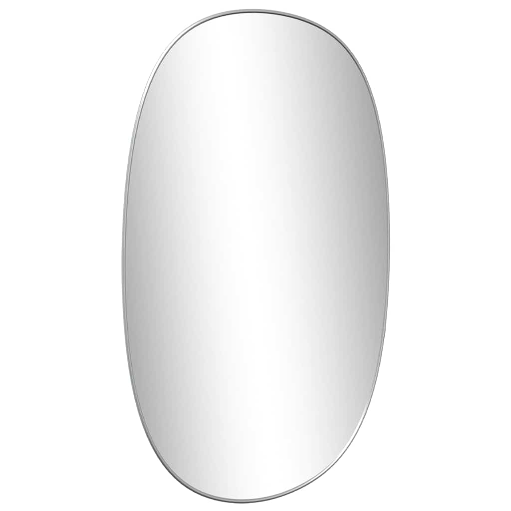 Wall Mirror Silver 80x50 cm