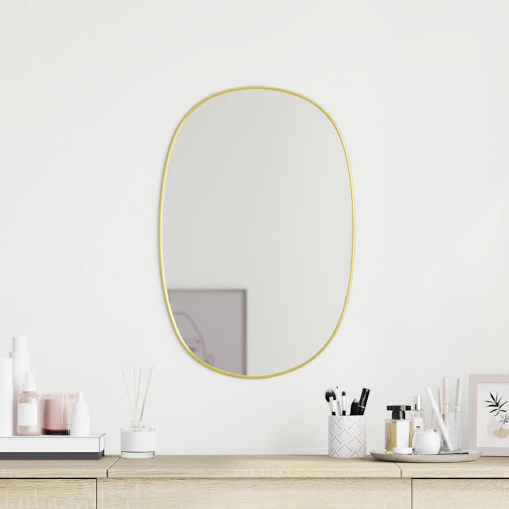 Wall Mirror Golden 60x40 cm