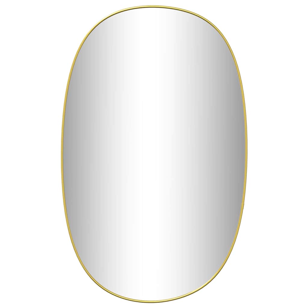 Miroir mural doré 70x45 cm