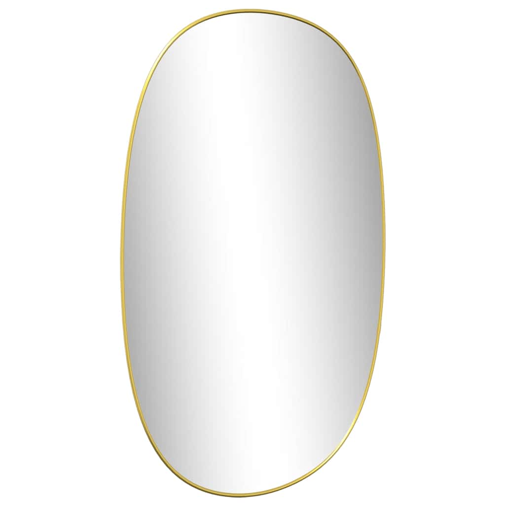 Miroir mural doré 70x45 cm