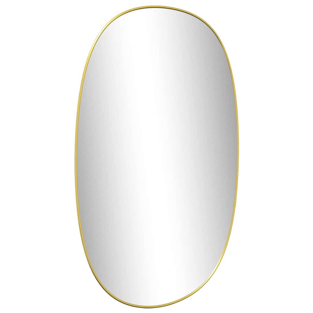 Miroir mural doré 80x50 cm