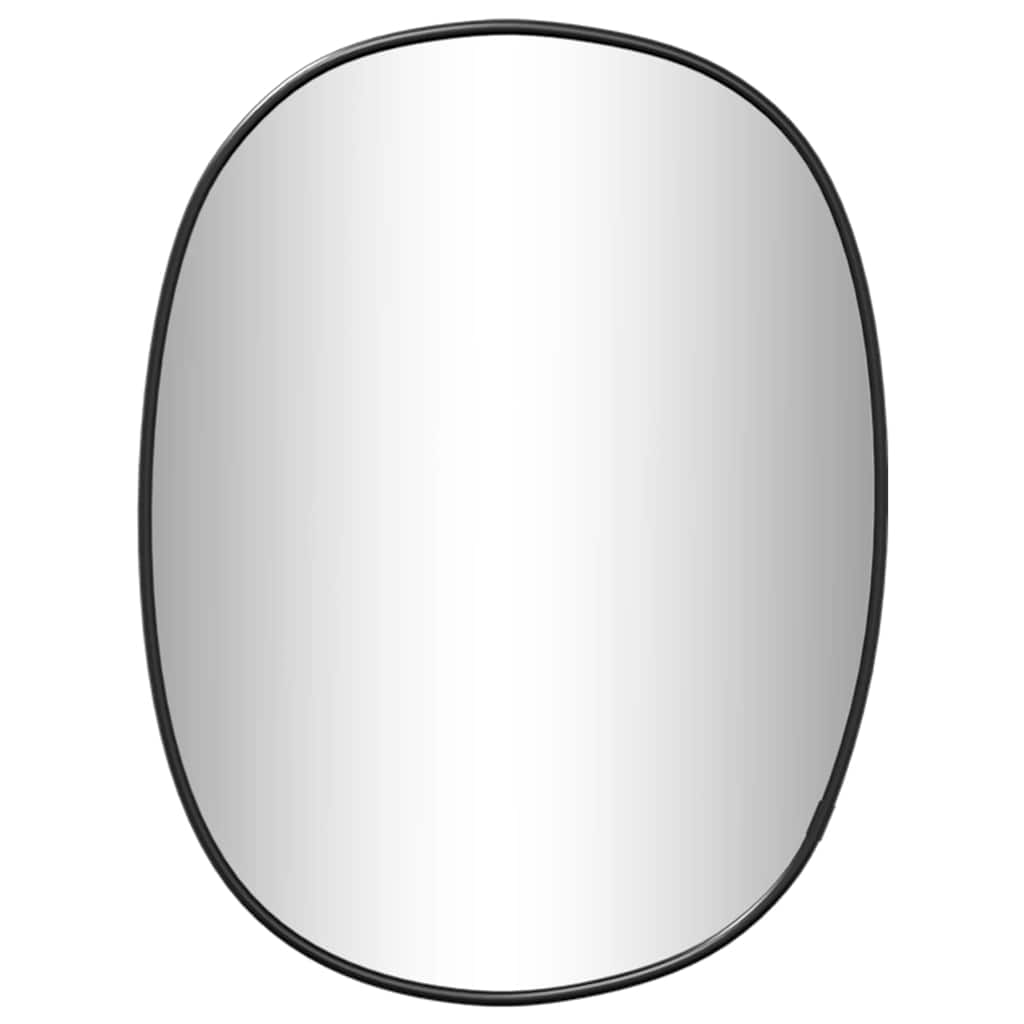 Black Wall Mirror 40x30 cm