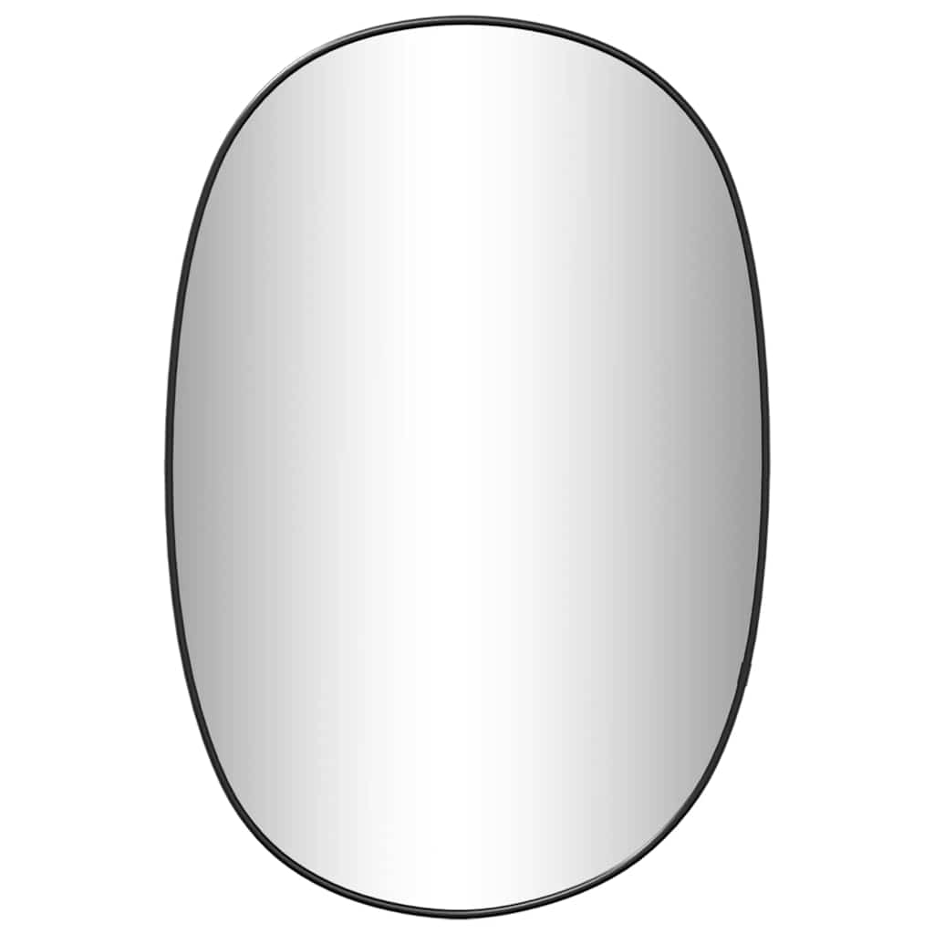 Black Wall Mirror 50x35 cm
