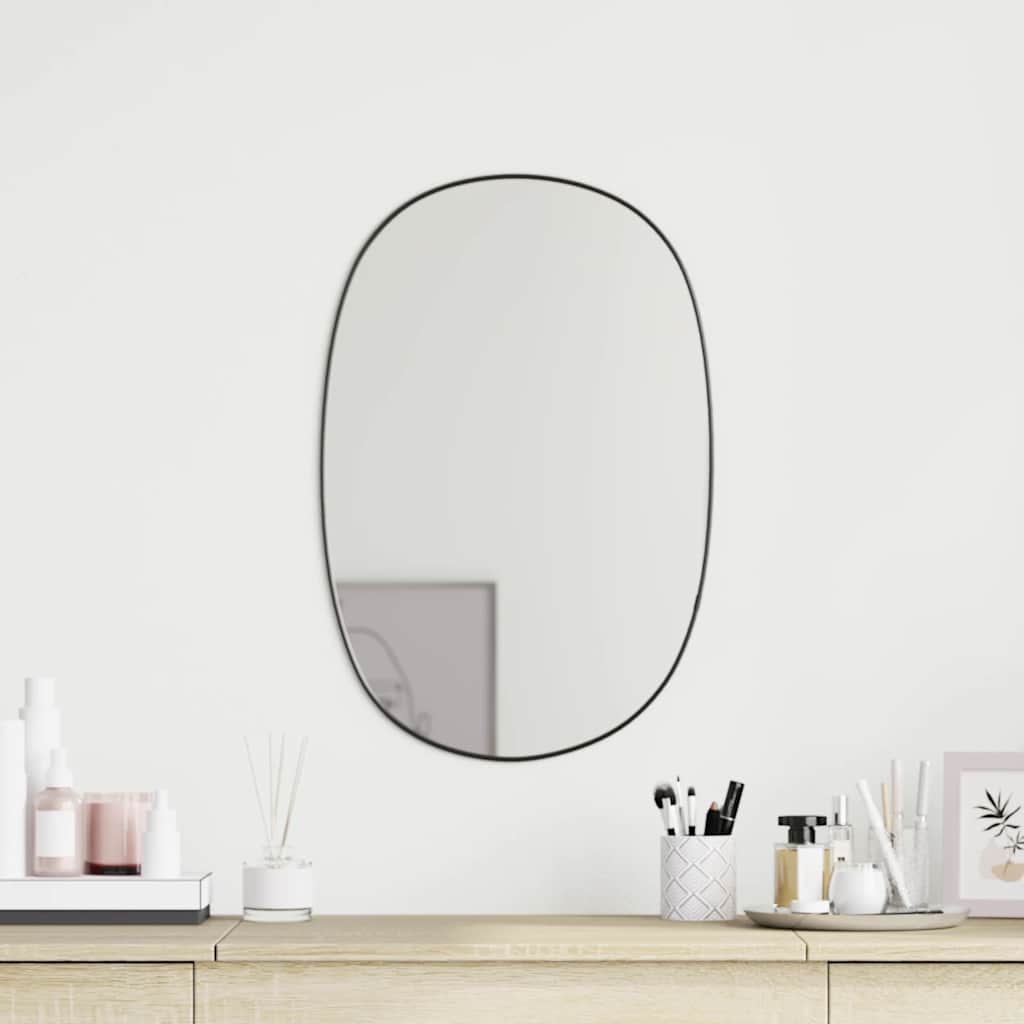 Black Wall Mirror 60x40 cm