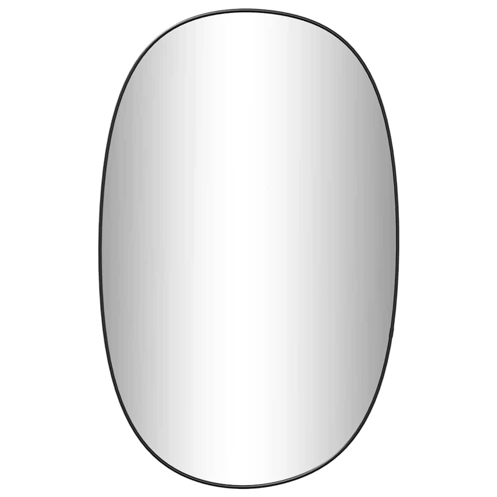 Miroir Mural Noir 80x50 cm