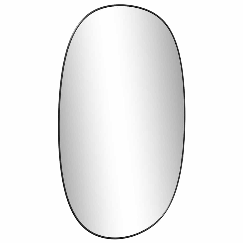Miroir Mural Noir 80x50 cm