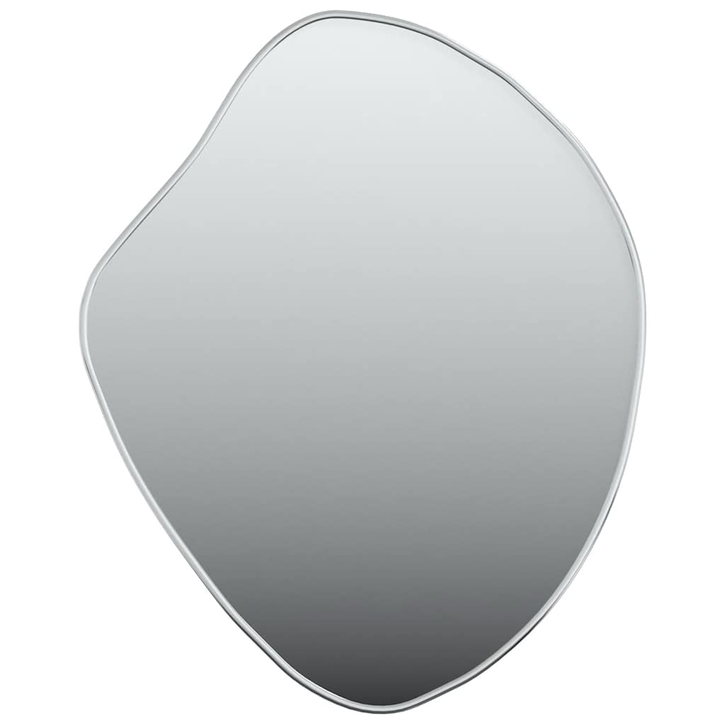 Silver Wall Mirror 60x50 cm