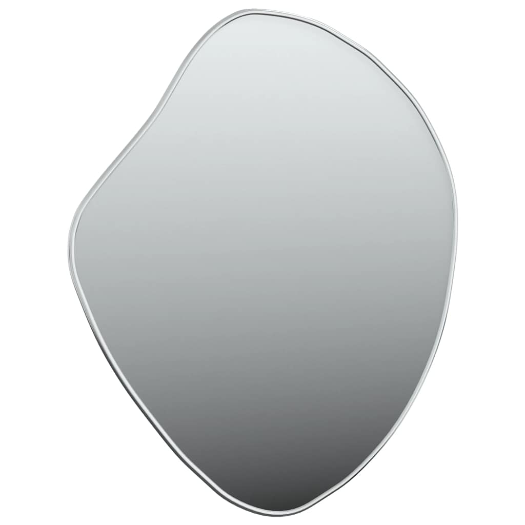 Silver Wall Mirror 60x50 cm
