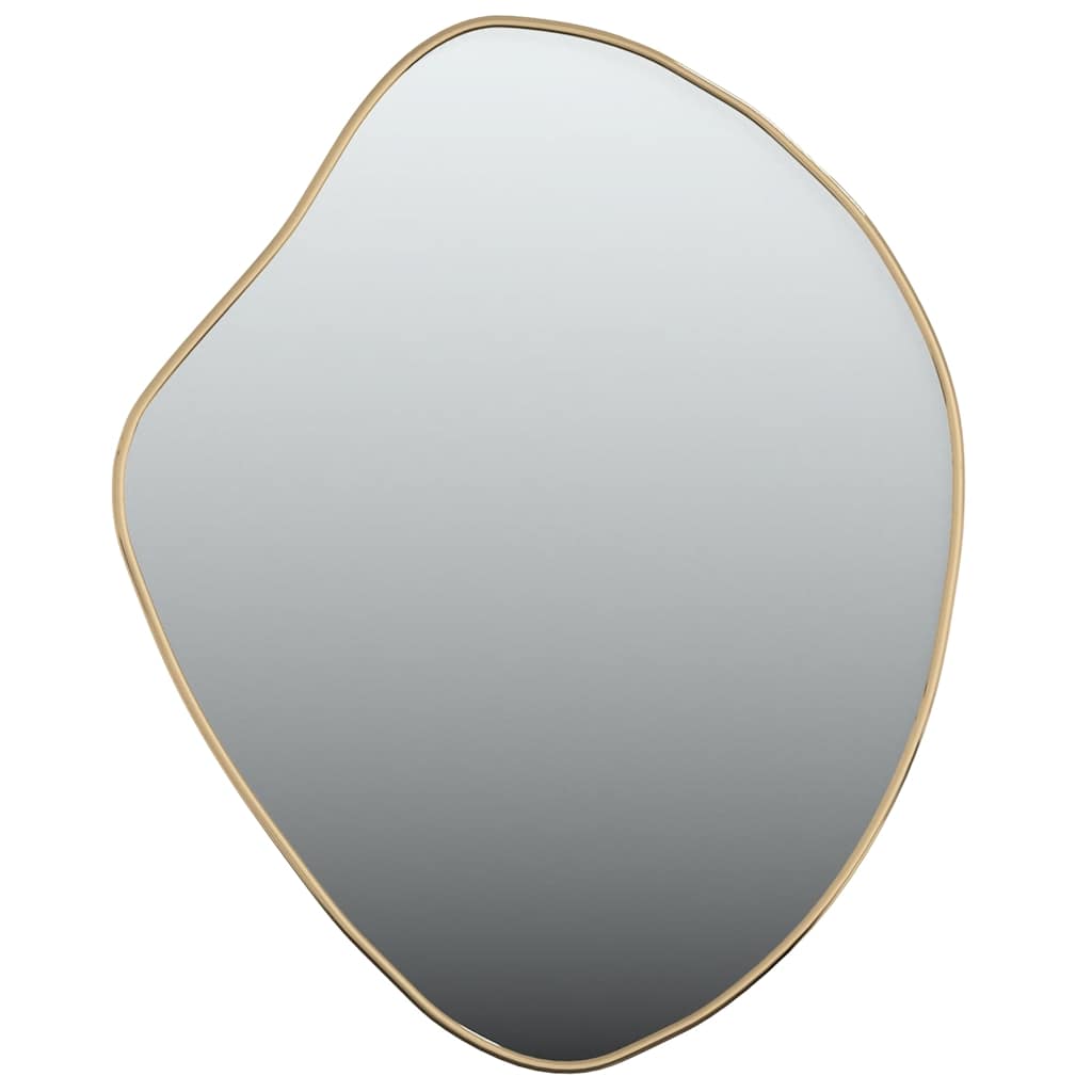 Miroir Mural Doré 60x50 cm