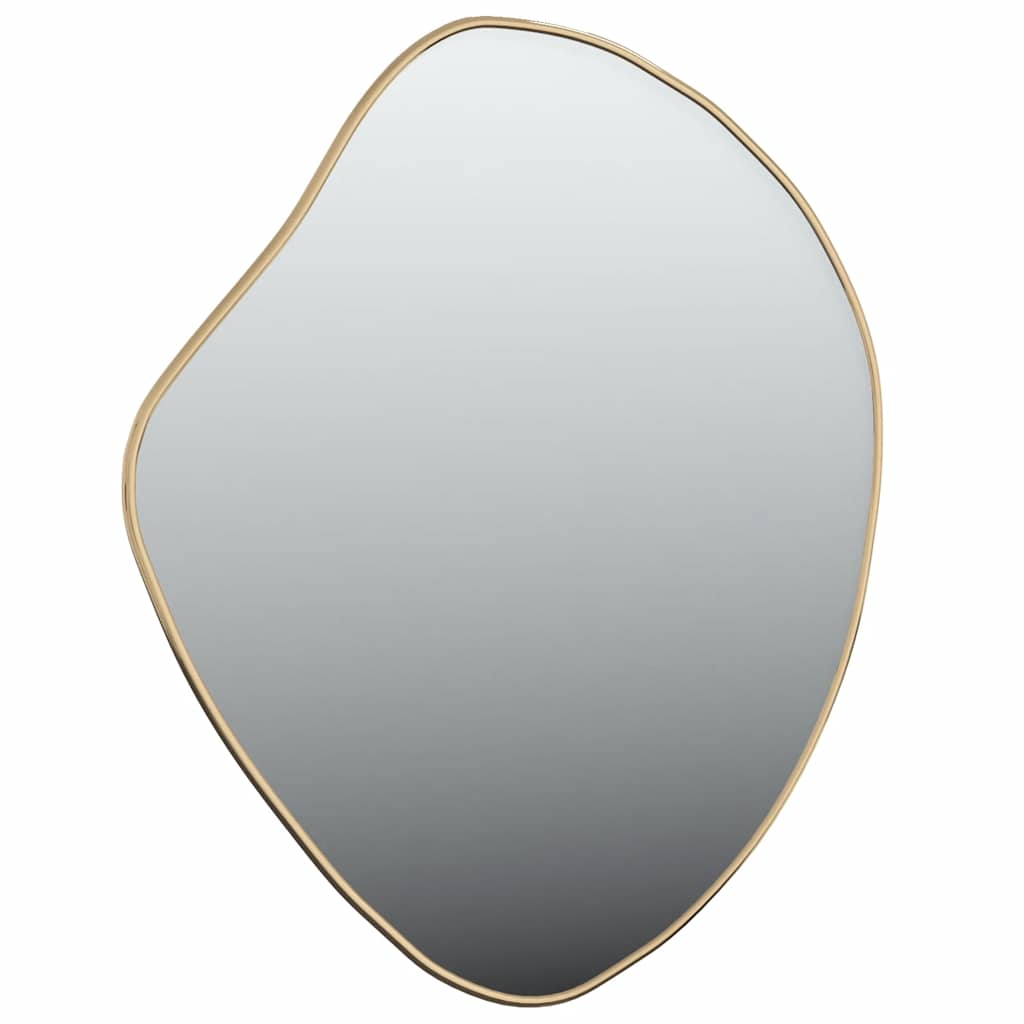 Miroir Mural Doré 60x50 cm
