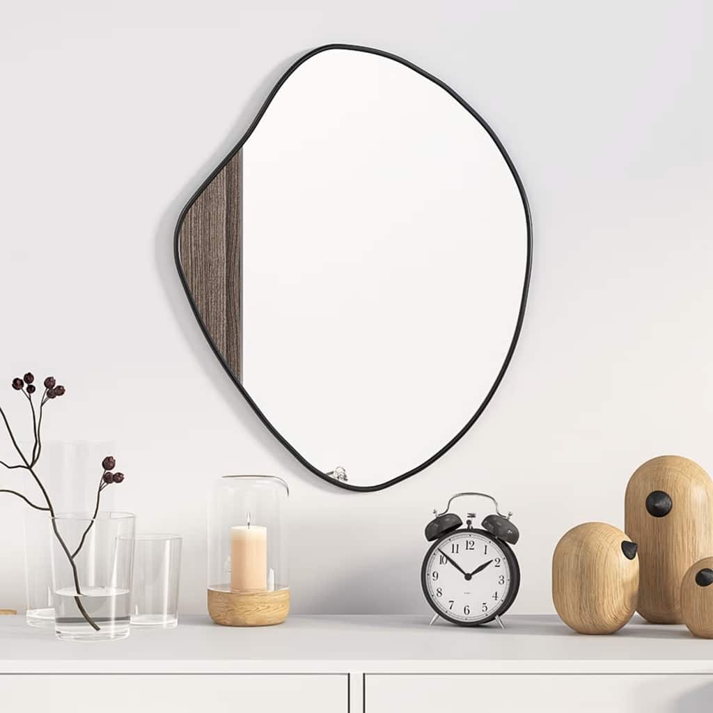 Black Wall Mirror 50x40 cm