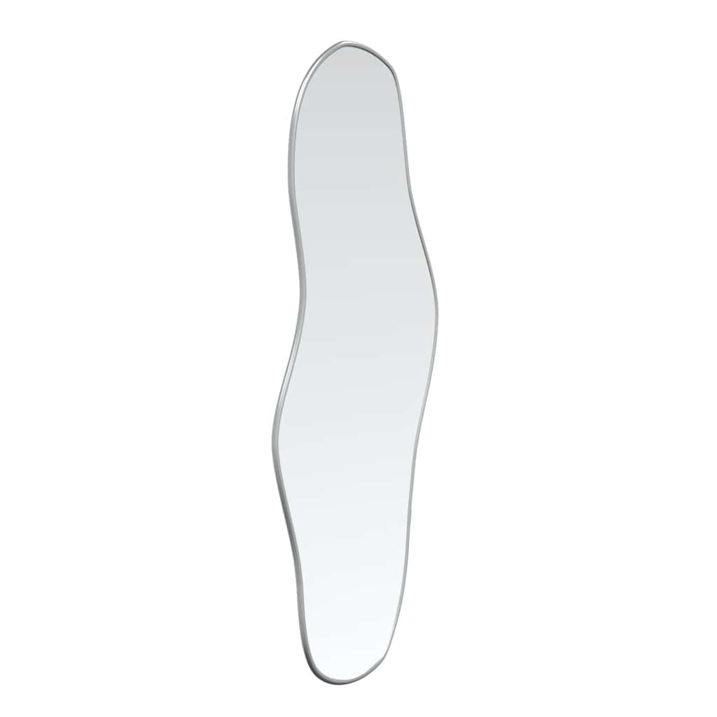 Silver Wall Mirror 100x45 cm