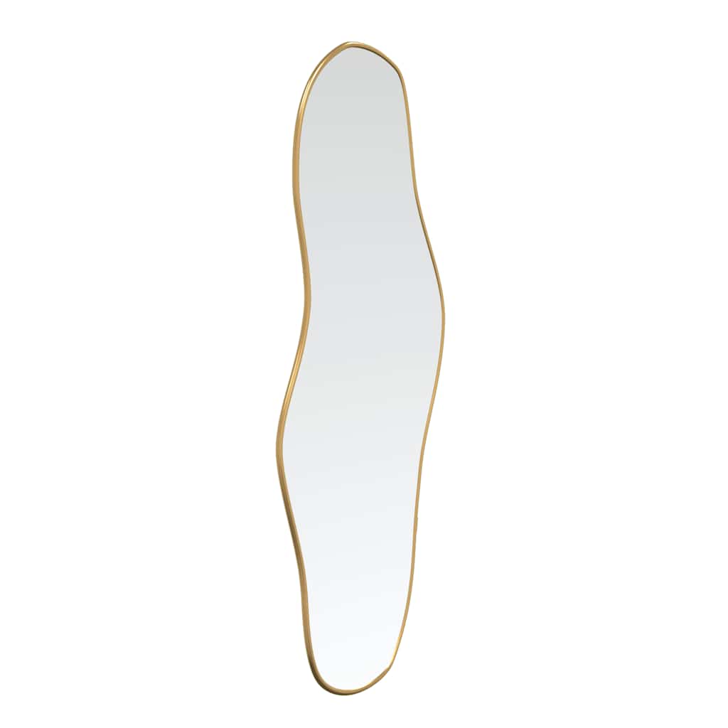 Miroir mural doré 60x25 cm
