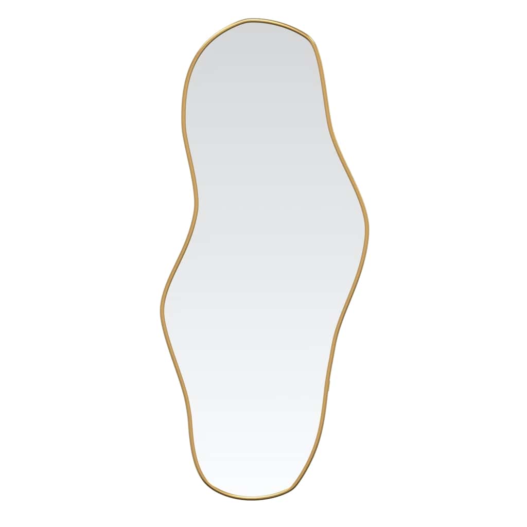 Miroir Mural Doré 70x30 cm