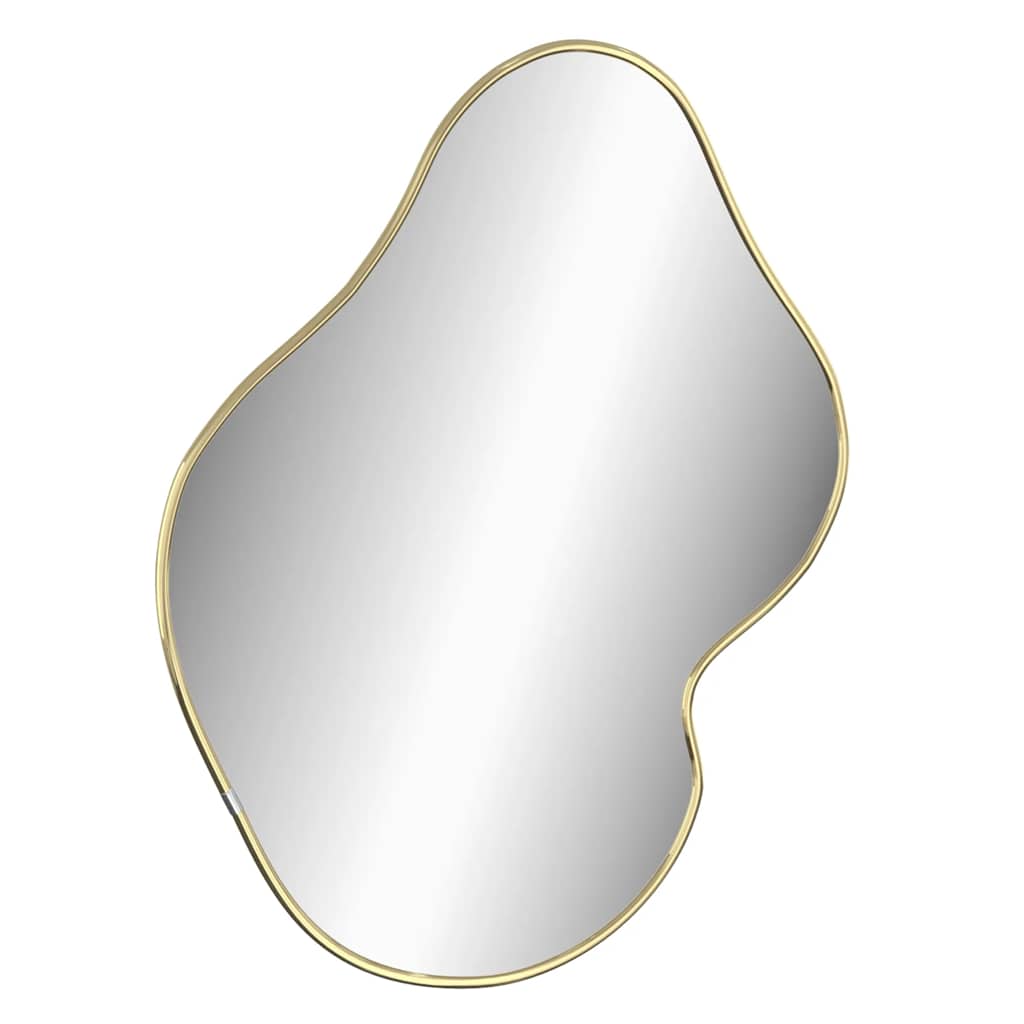 Miroir Mural Doré 60x50 cm