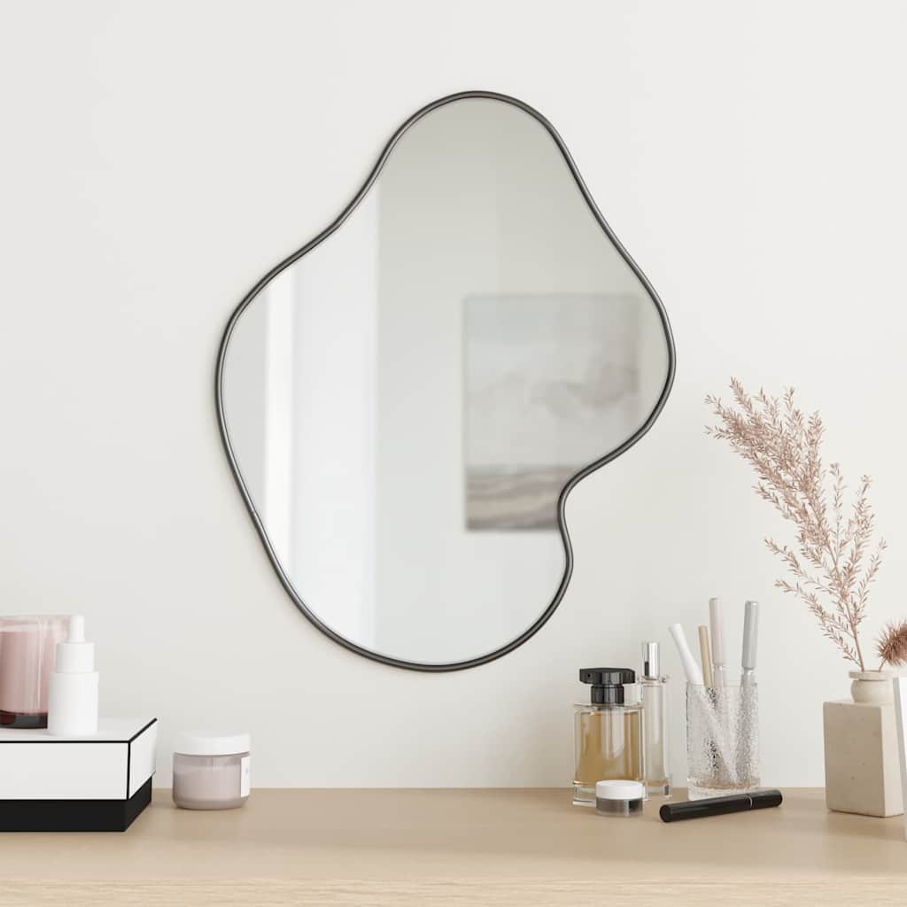 Black Wall Mirror 50x40 cm