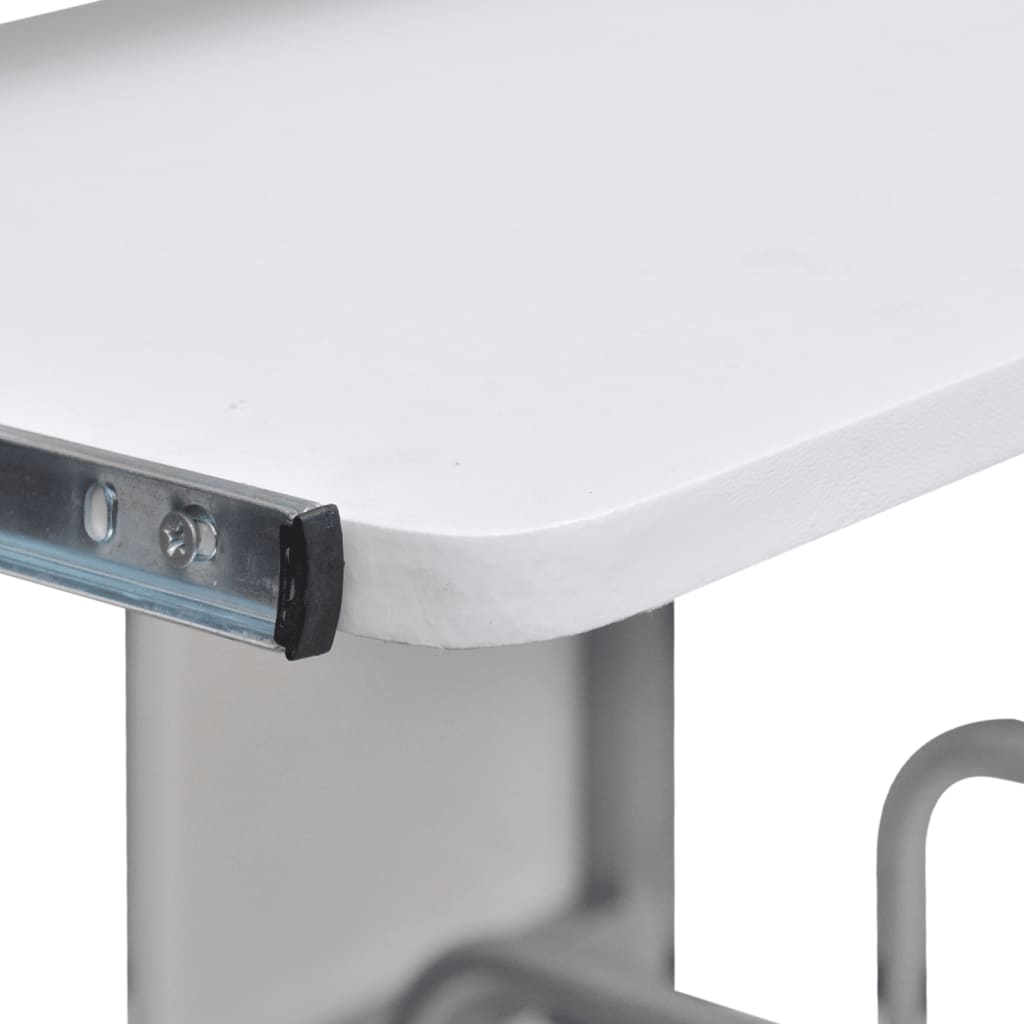 Computer Desk White 110x52x88.5 cm Engineered Wood