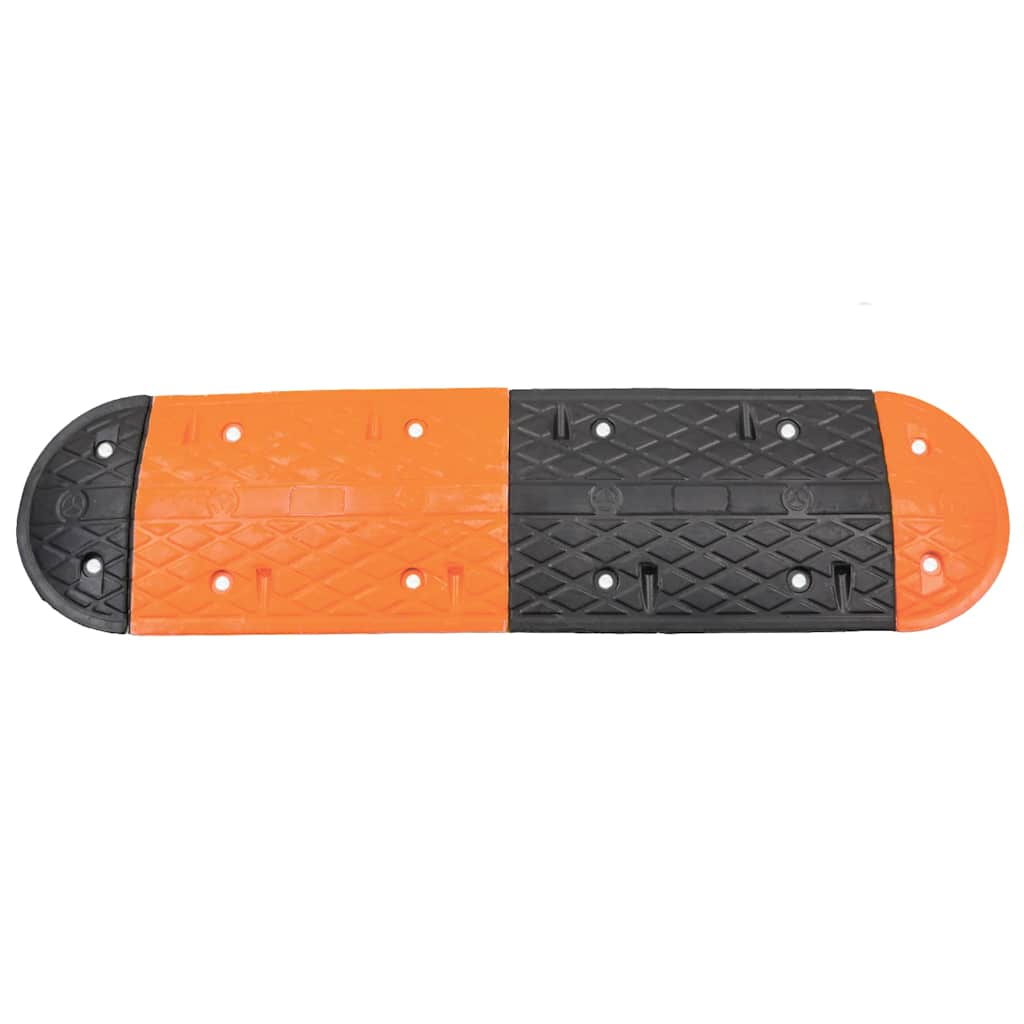 Bodenschwelle Gelb & Schwarz 129x32,5 x4 cm Gummi