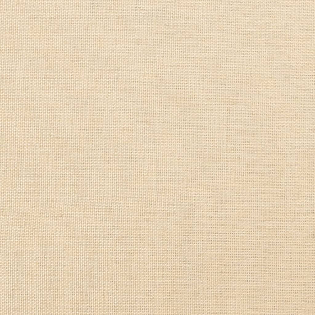 Zierkissen 2 Stk. Creme 40x40 cm Stoff