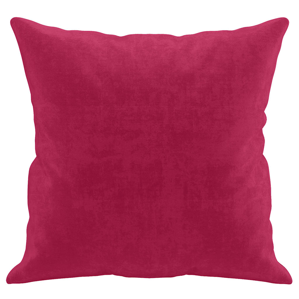 Zierkissen 2 Stk. Weinrot 40x40 cm Samt