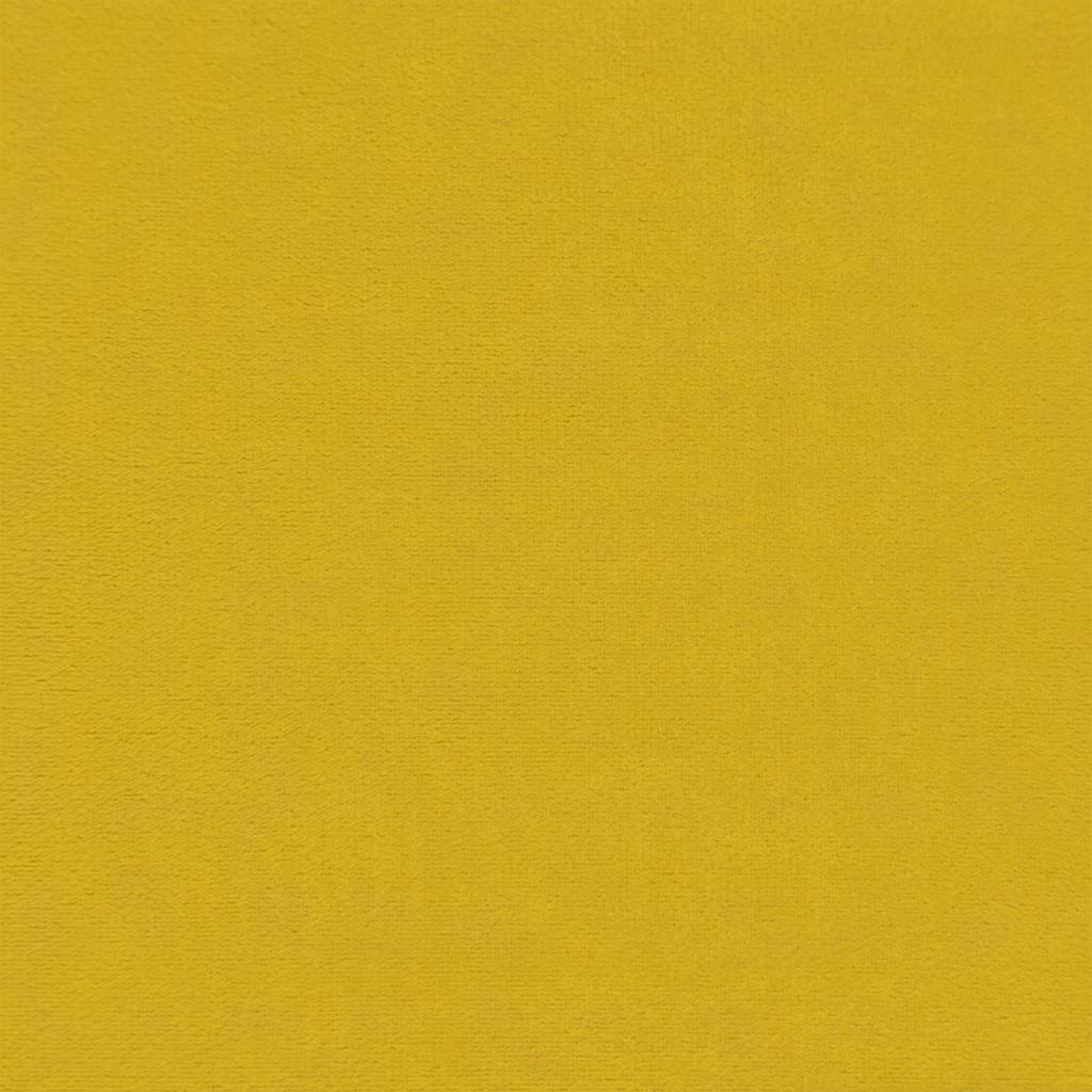 Coussins décoratifs 2 pcs Jaune 40x40 cm Velours