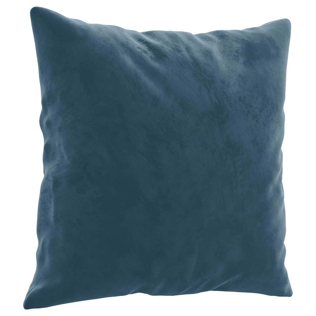Zierkissen 2 Stk. Blau 40x40 cm Samt