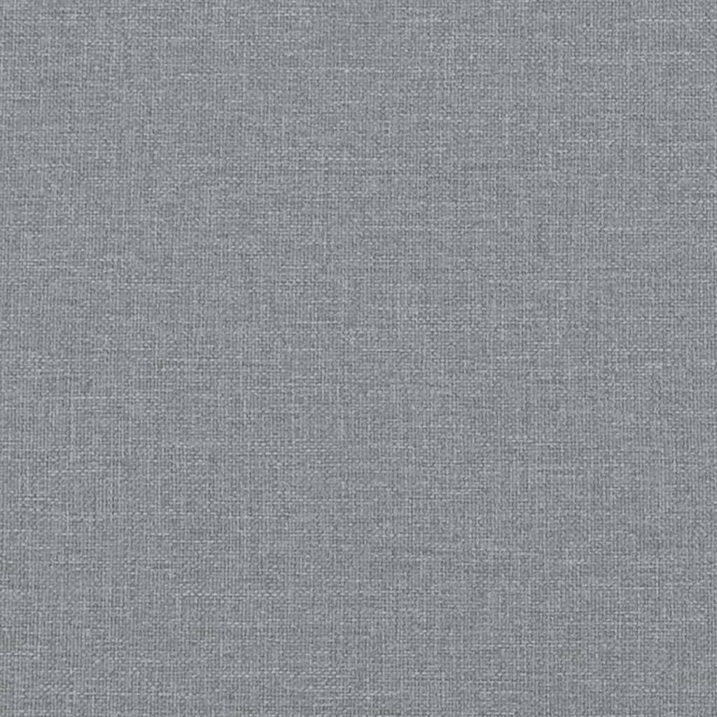 Decorative cushions 2 pcs. Light grey Ø15x50 cm Fabric