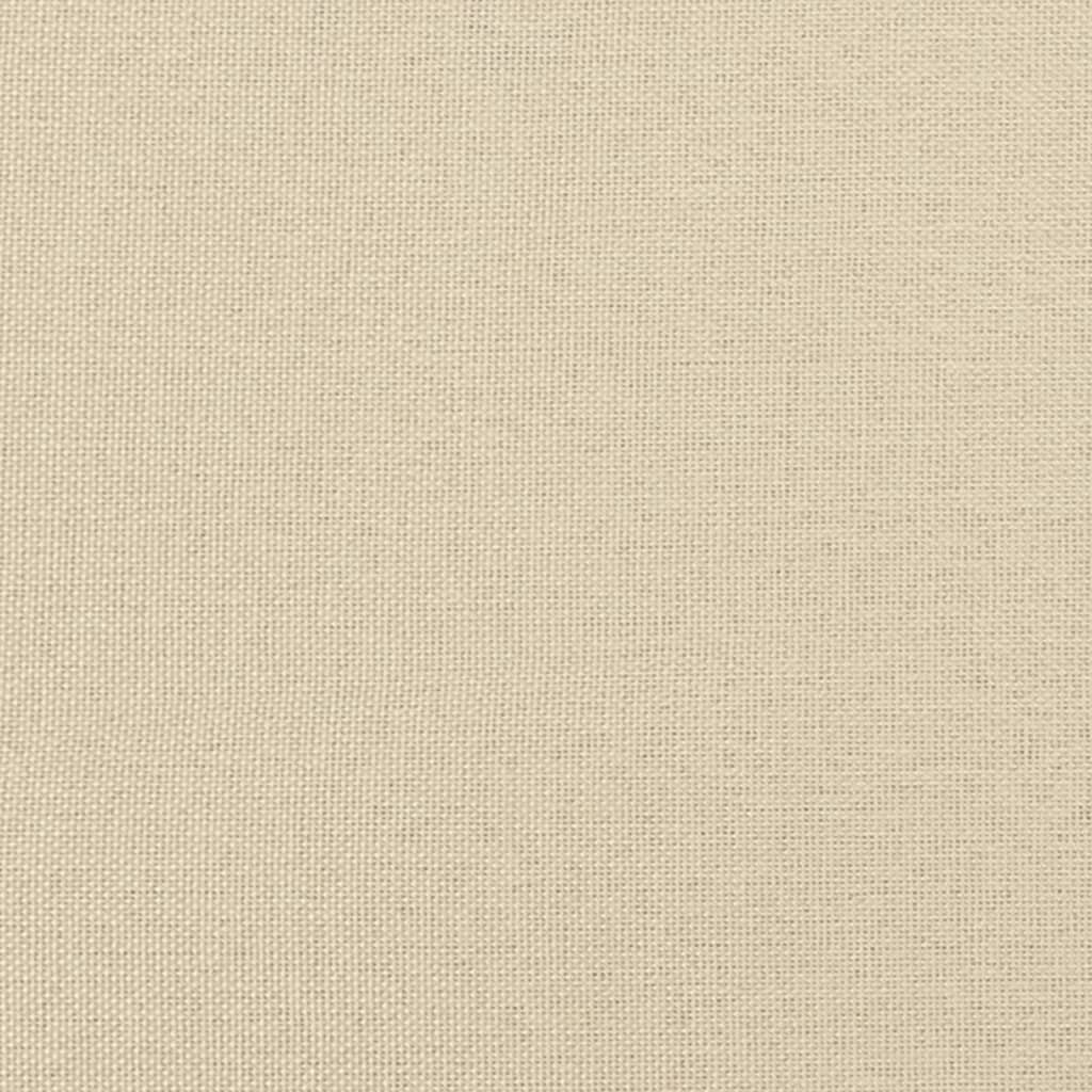 Zierkissen 2 Stk. Creme Ø15x50 cm Stoff