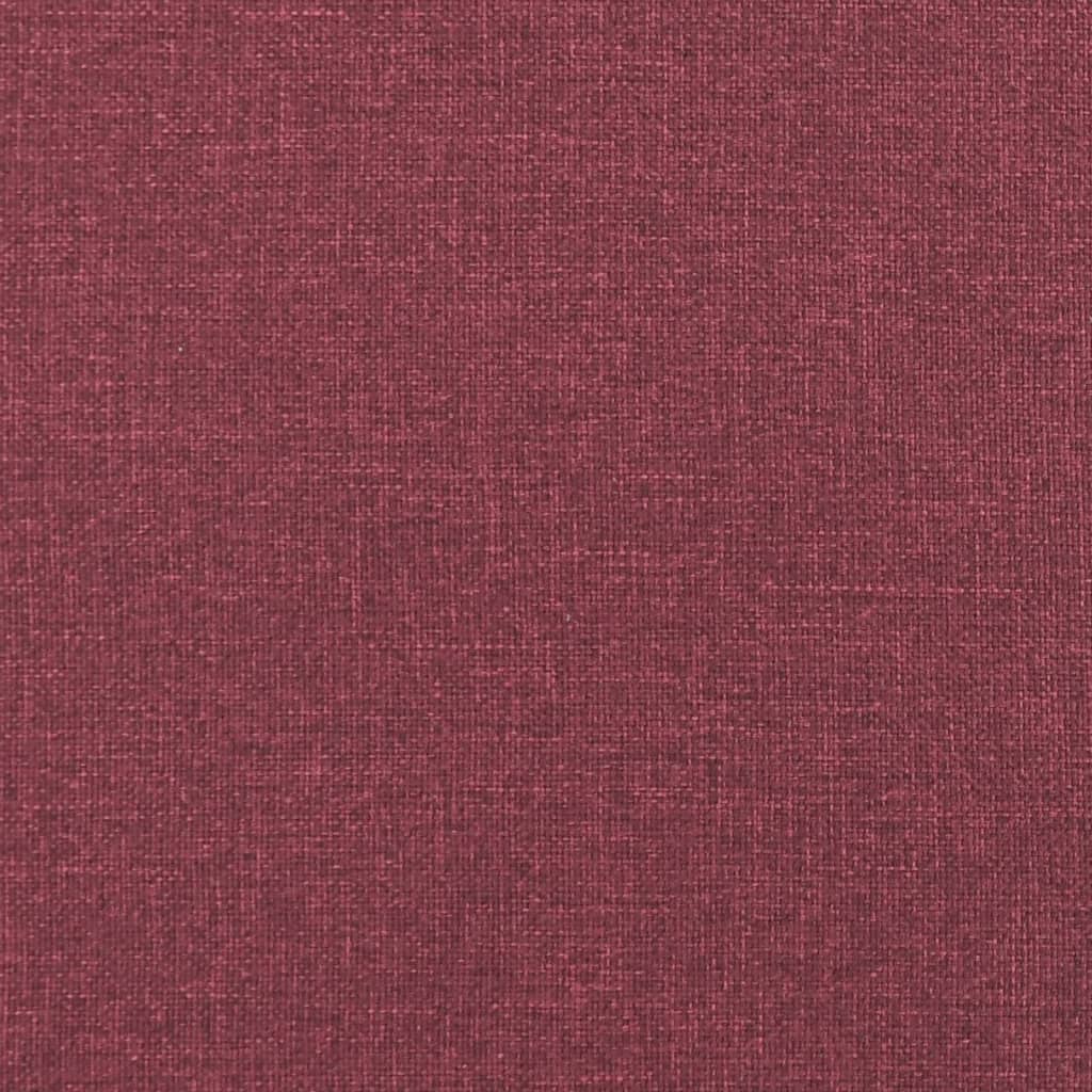 Coussins décoratifs 2 pcs. Rouge bordeaux Ø15x50 cm Tissu