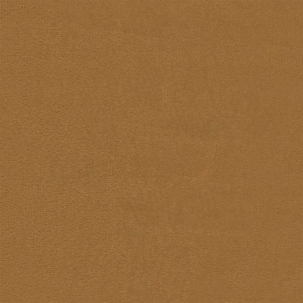 Zierkissen 2 Stk. Braun Ø15x50 cm Samt