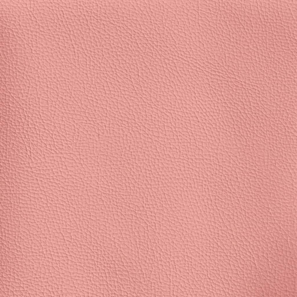 Fauteuil de bureau inclinable en cuir synthétique rose