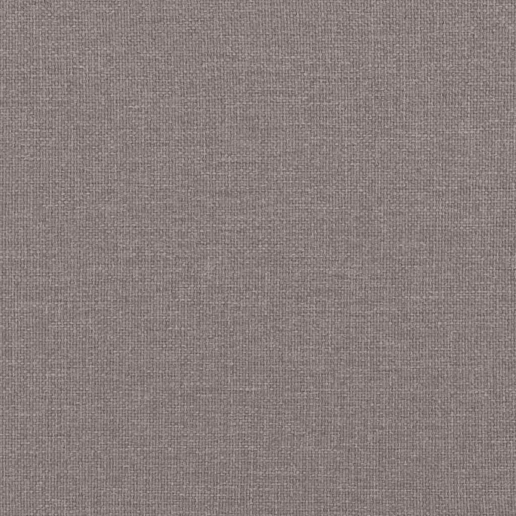 Office Chair with Massage Function Taupe Fabric