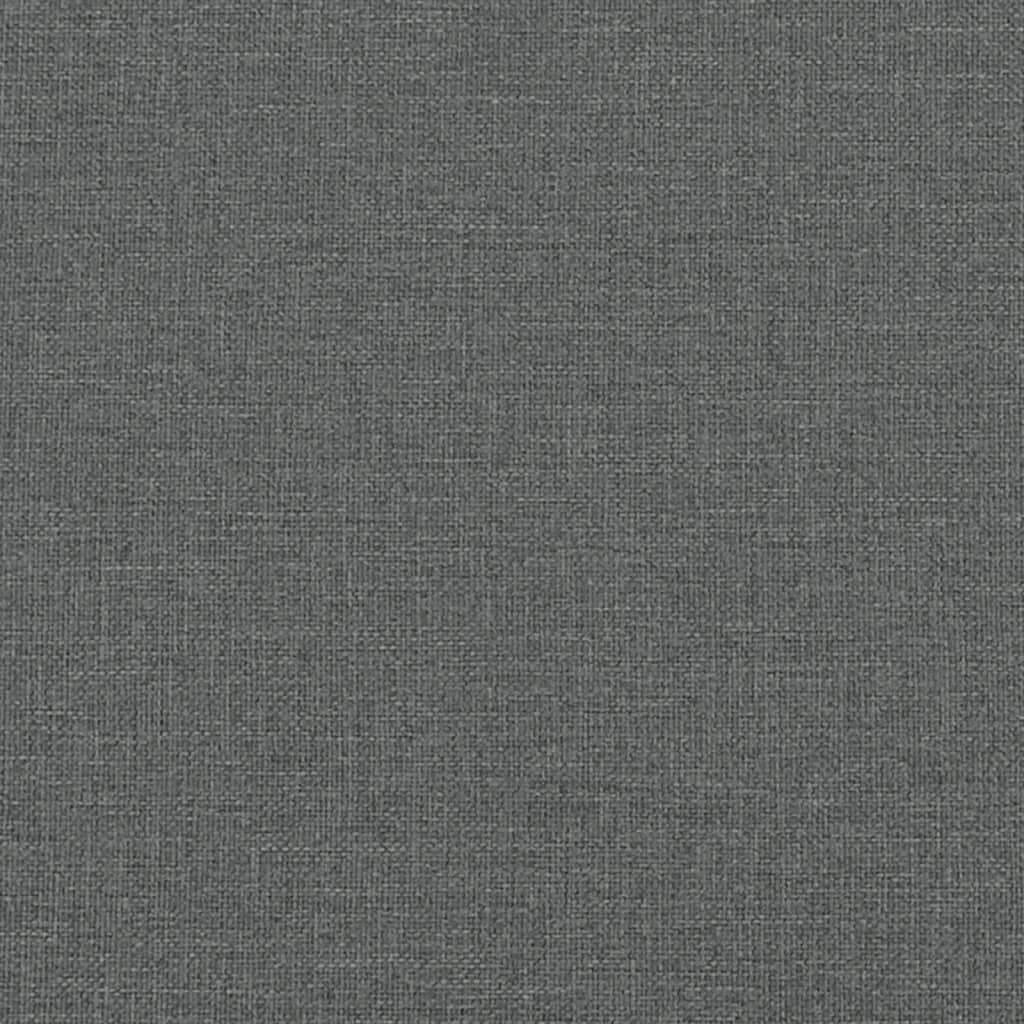 Fauteuil de bureau massant en tissu gris foncé