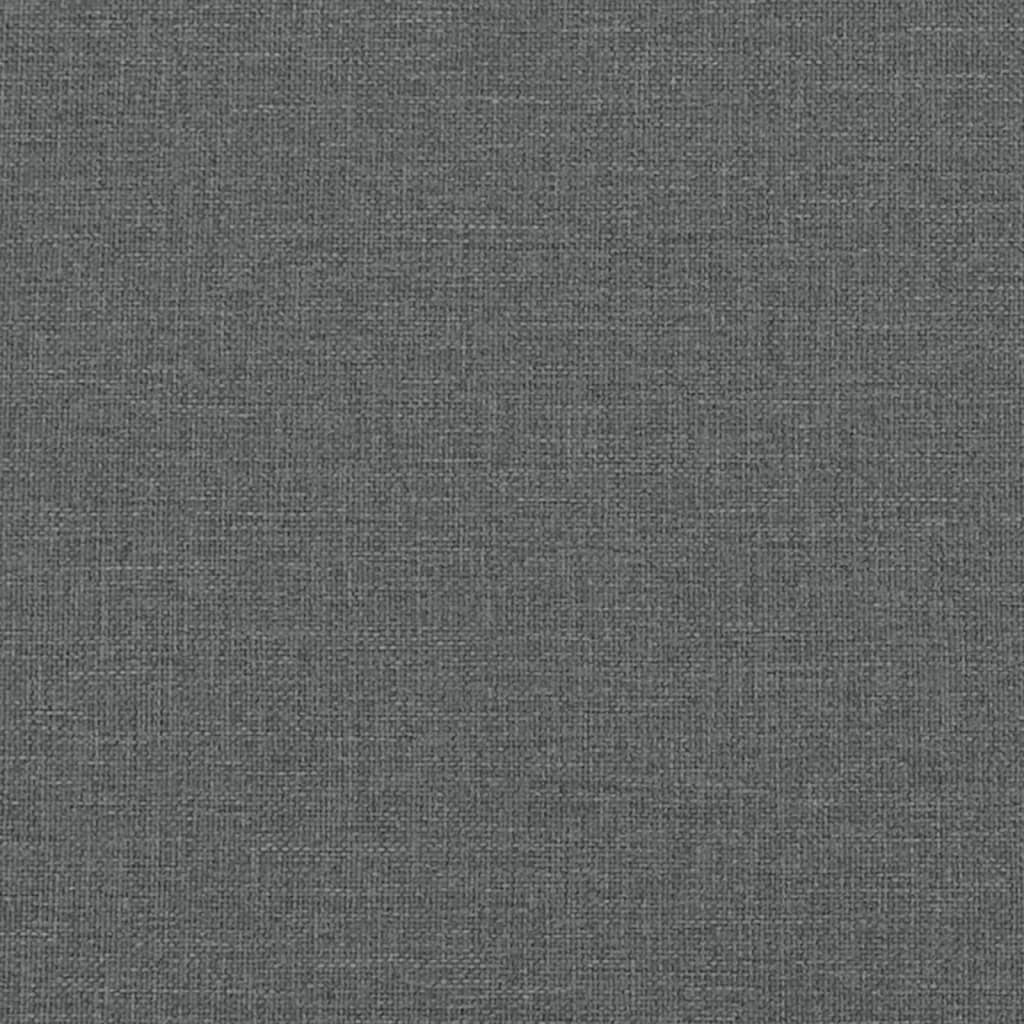 Office Chair with Massage Function Dark Grey Fabric