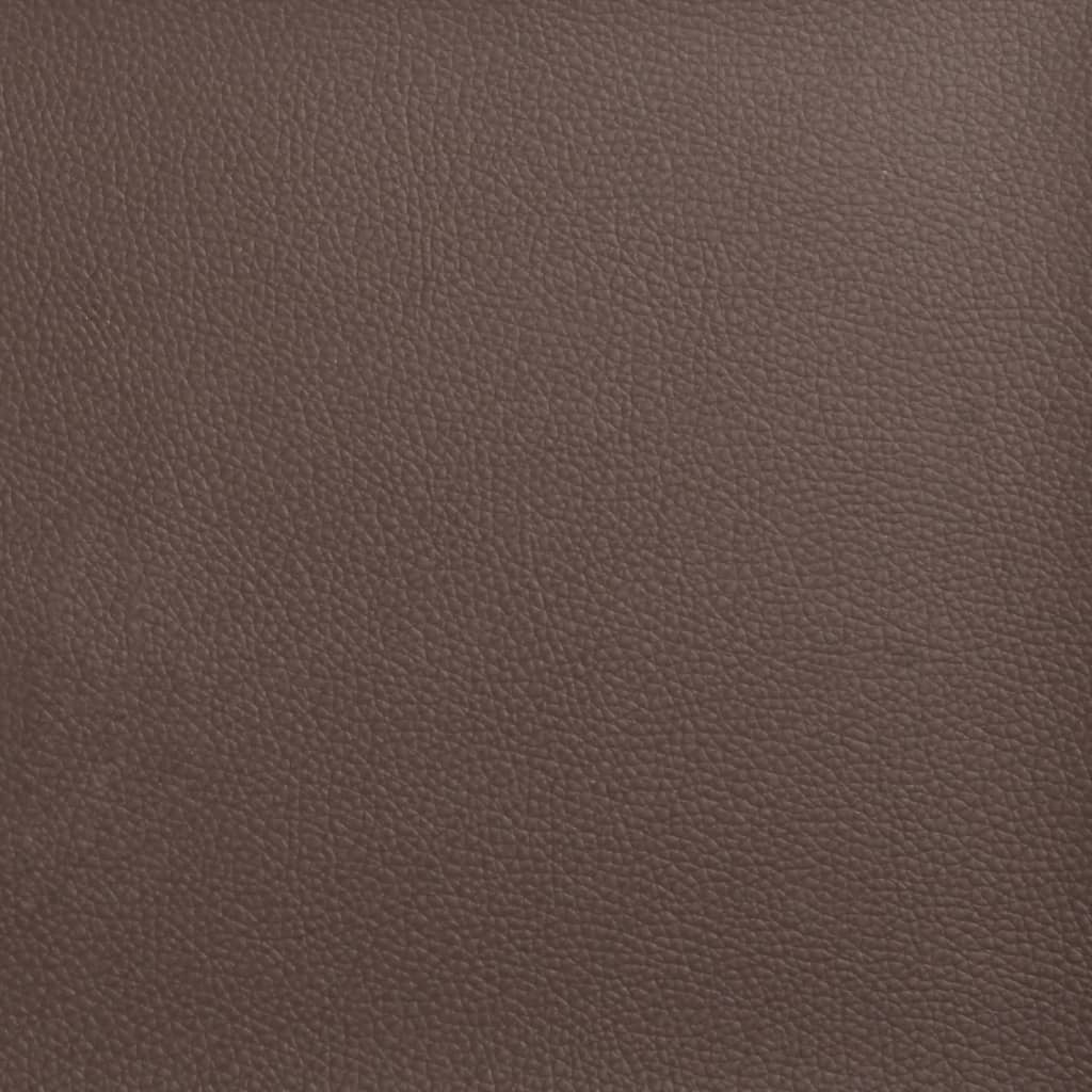 Fauteuil de bureau massant marron en similicuir
