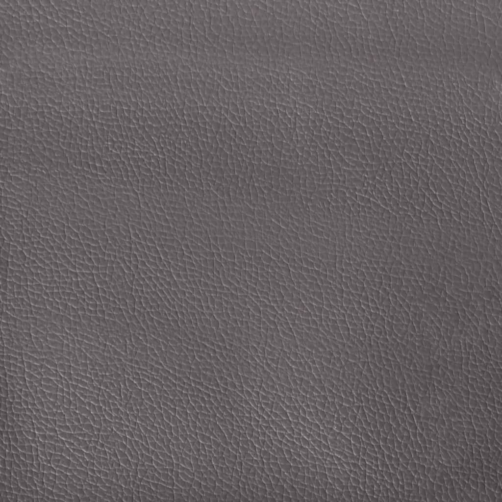 Chaise de bureau massante gris simili cuir