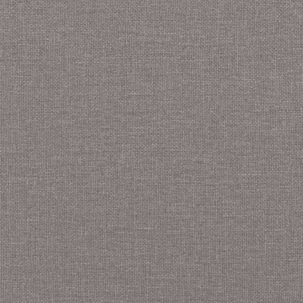 Office Chair with Reclining Function Taupe Fabric