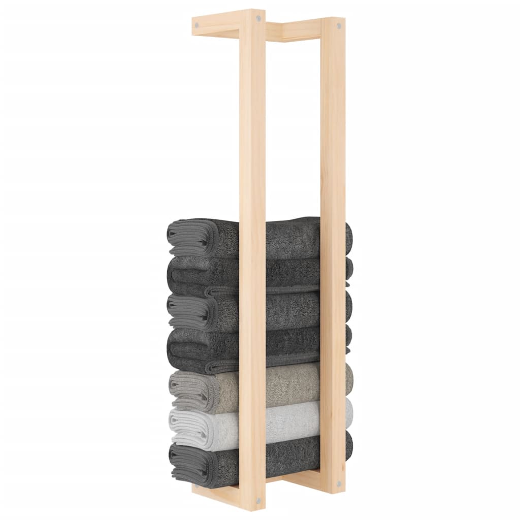 Towel holder 23x18x90 cm Solid Pine