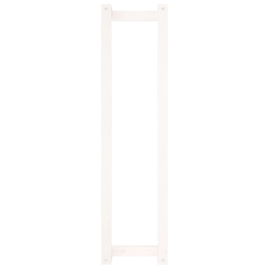 Towel Rack White 23x18x90 cm Solid Pine