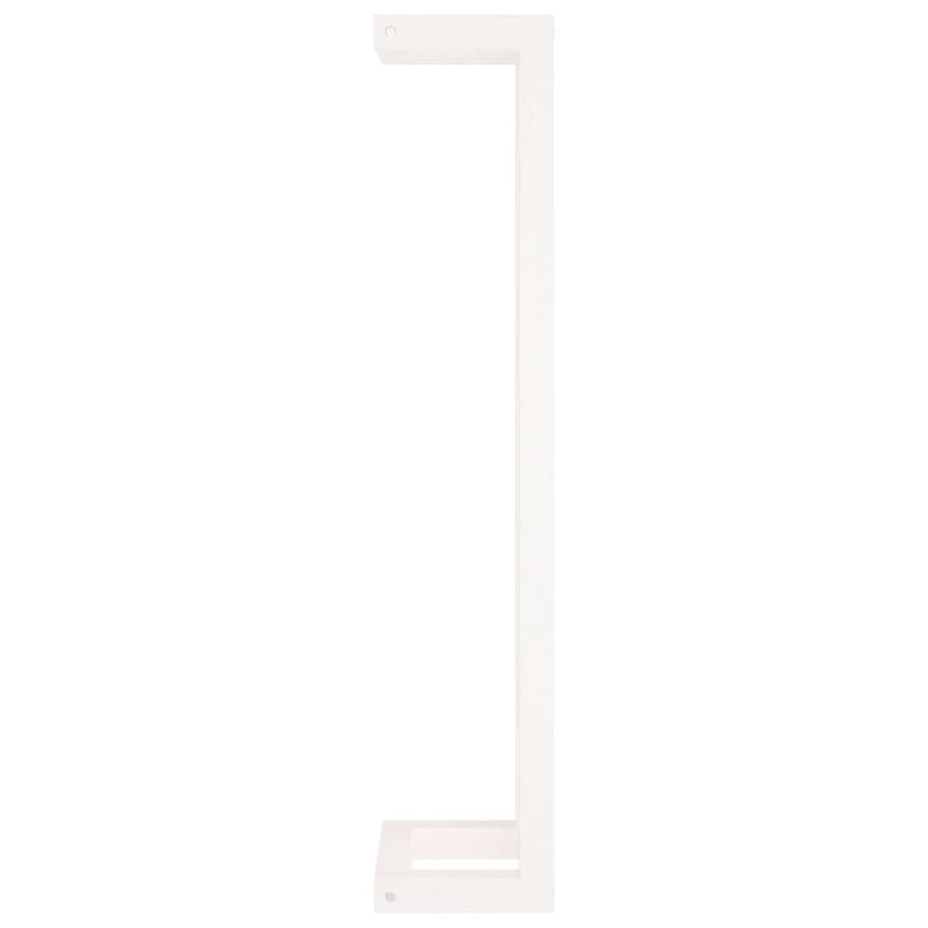 Towel Rack White 23x18x90 cm Solid Pine