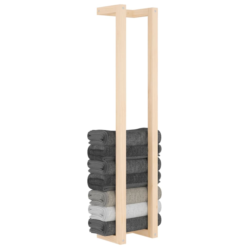 Porte-serviettes 23x18x110 cm Bois massif pin
