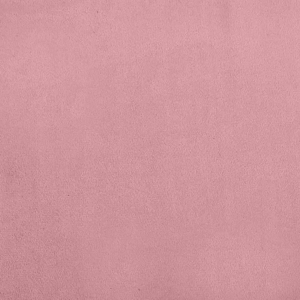 Hundebett Rosa 50x40x26,5 cm Samt