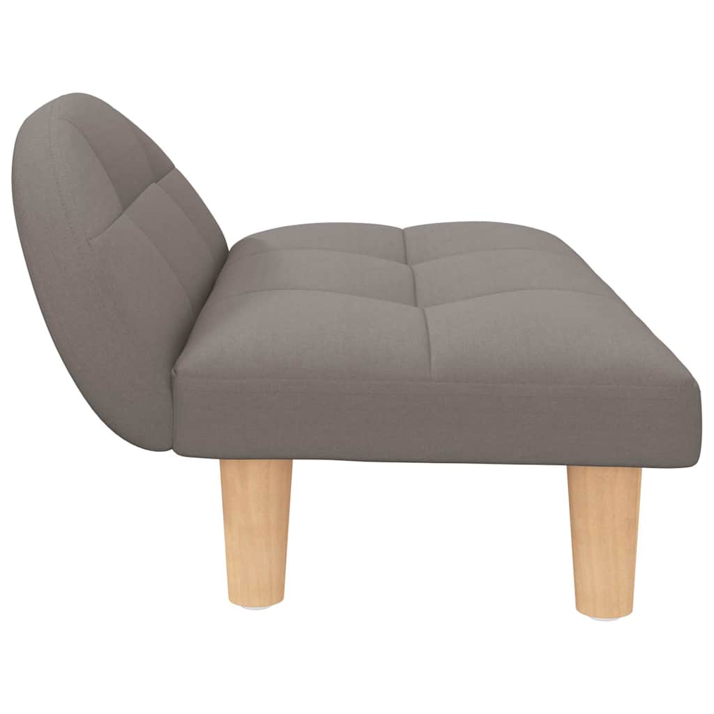 Hundebett Taupe 70x52x30 cm Stoff