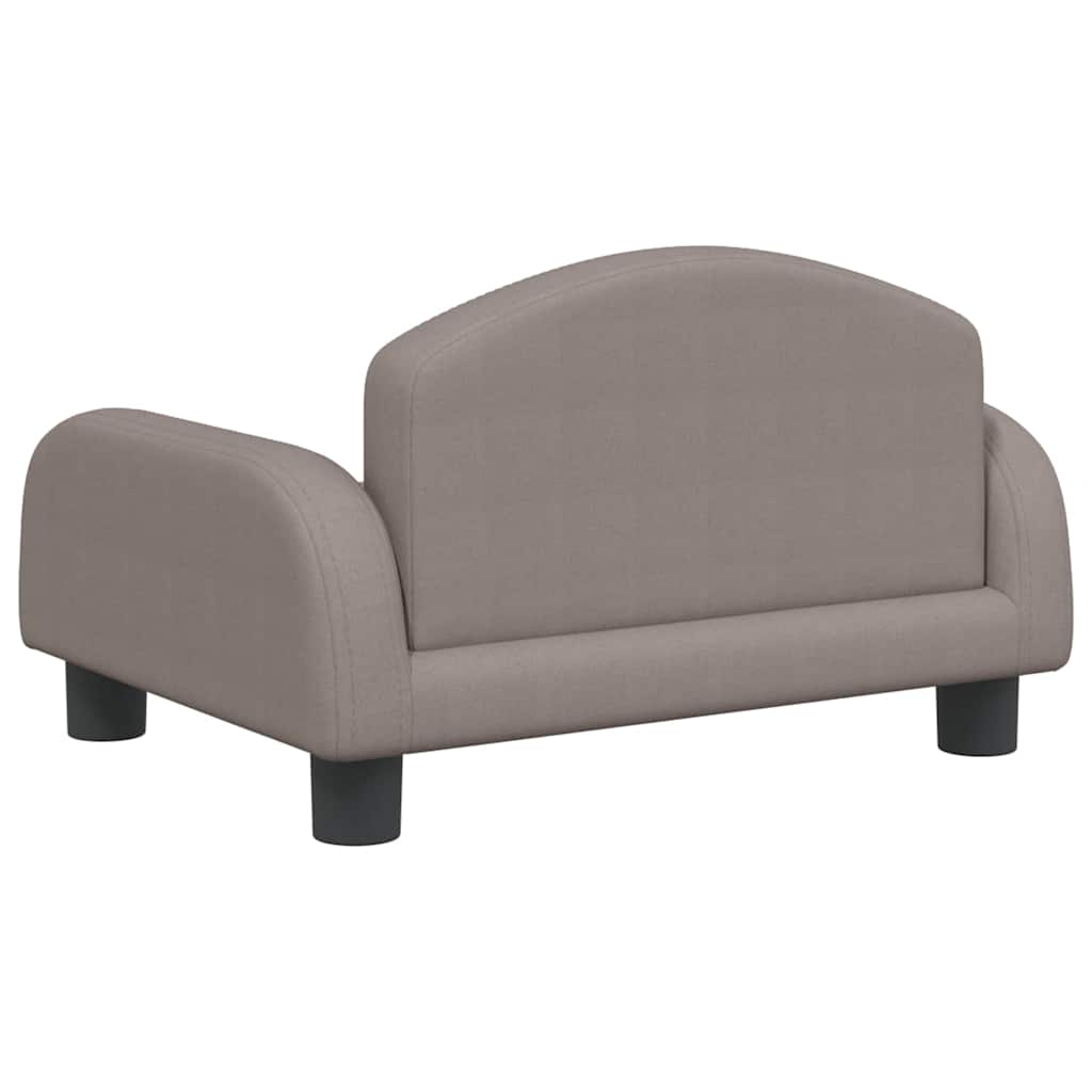 Hundebett Taupe 50x40x30 cm Stoff