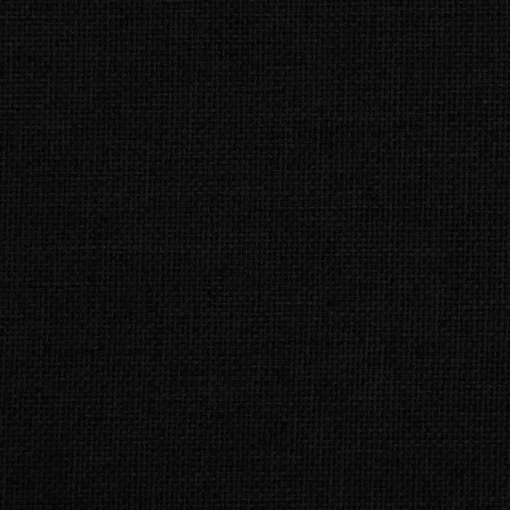 Hundebett Schwarz 50x40x30 cm Stoff