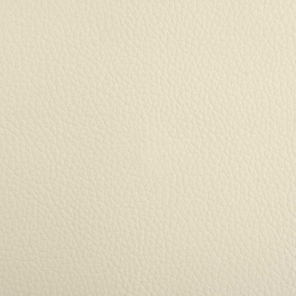 Hundebett Creme 50x40x30 cm Kunstleder