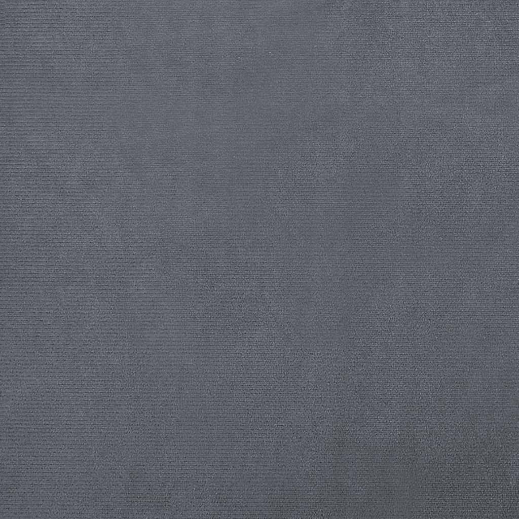 Hundebett Dunkelgrau 100x54x33 cm Samt