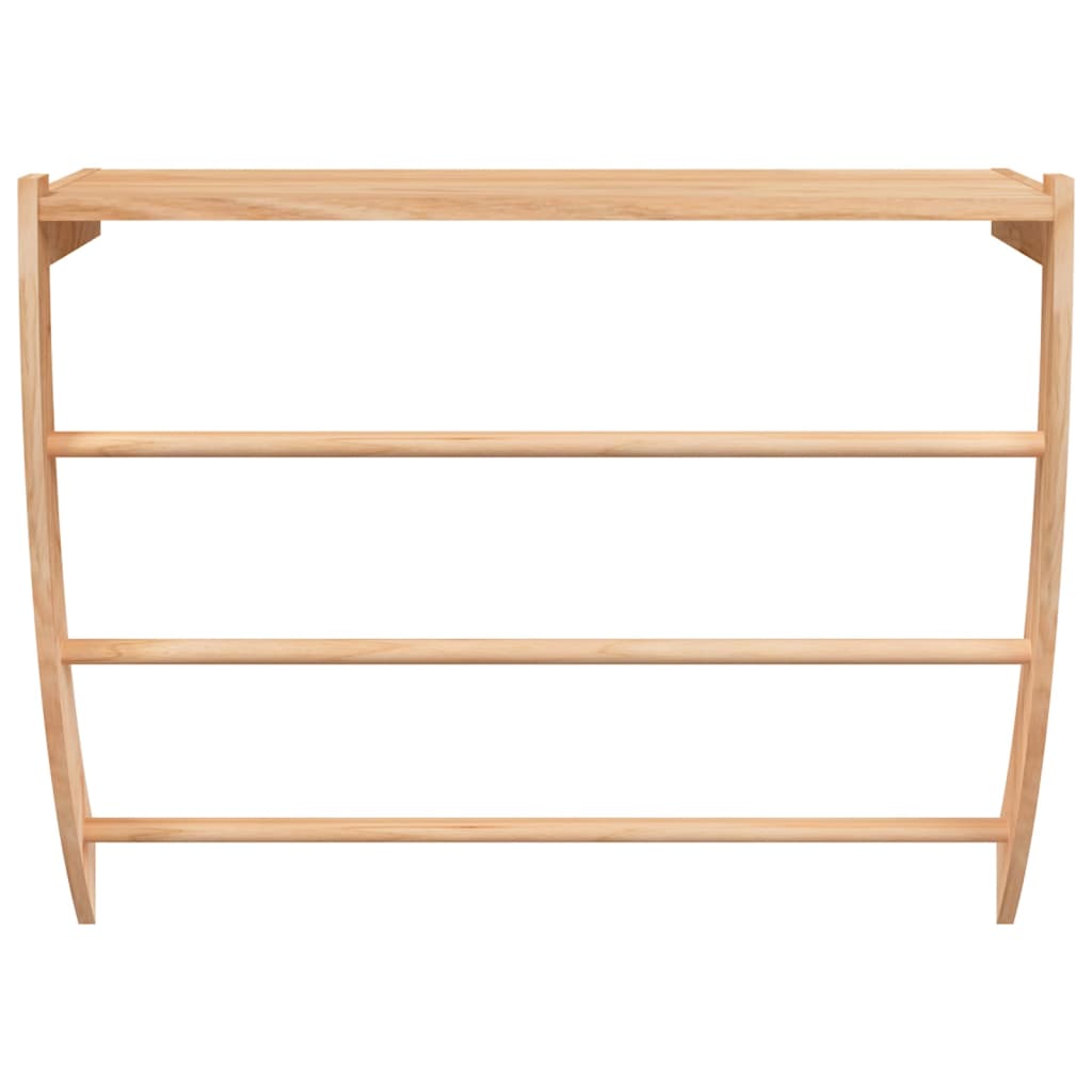 Porte-serviettes 60x25,5x49 cm Bois massif Noyer