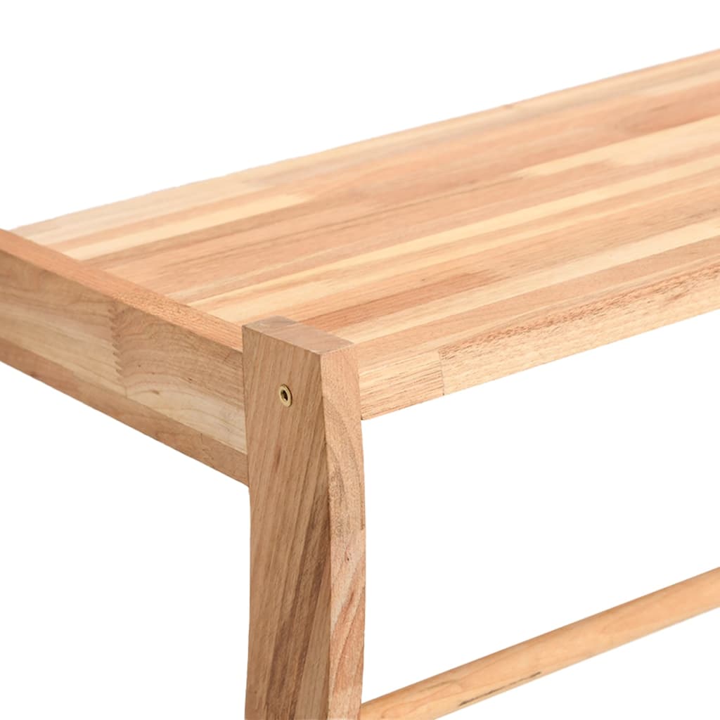 Porte-serviettes 60x25,5x49 cm Bois massif Noyer