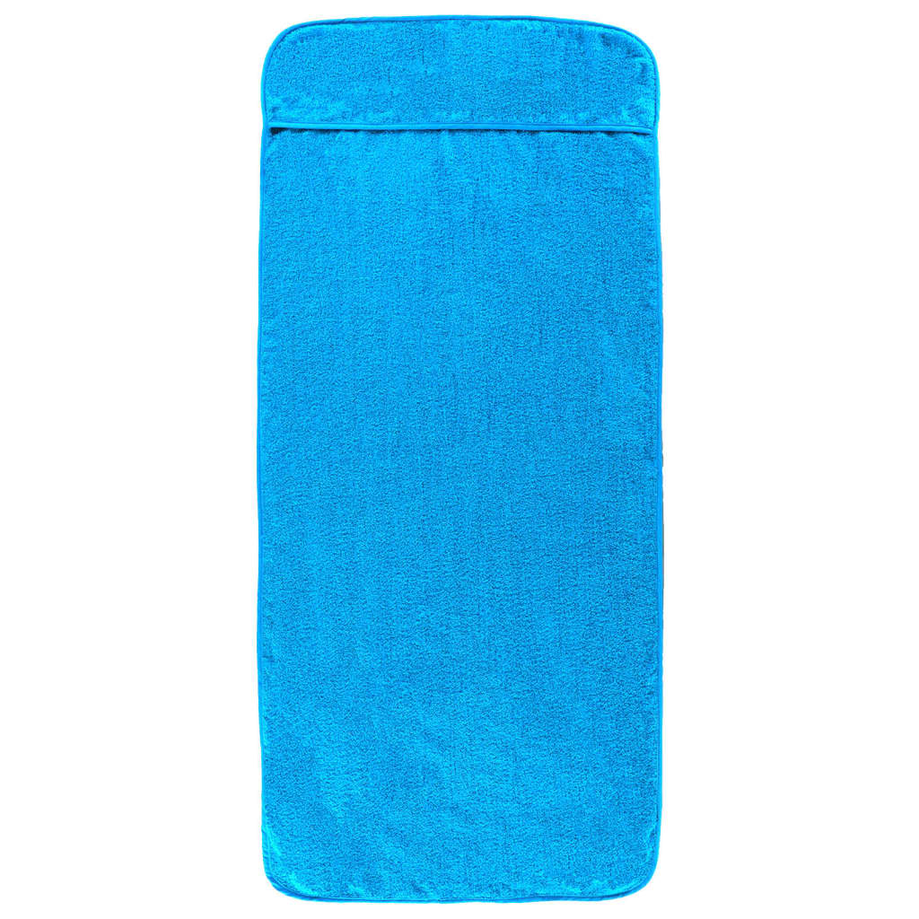 Beach Towels 6 Pcs. Turquoise 60x135 cm Fabric 400 GSM
